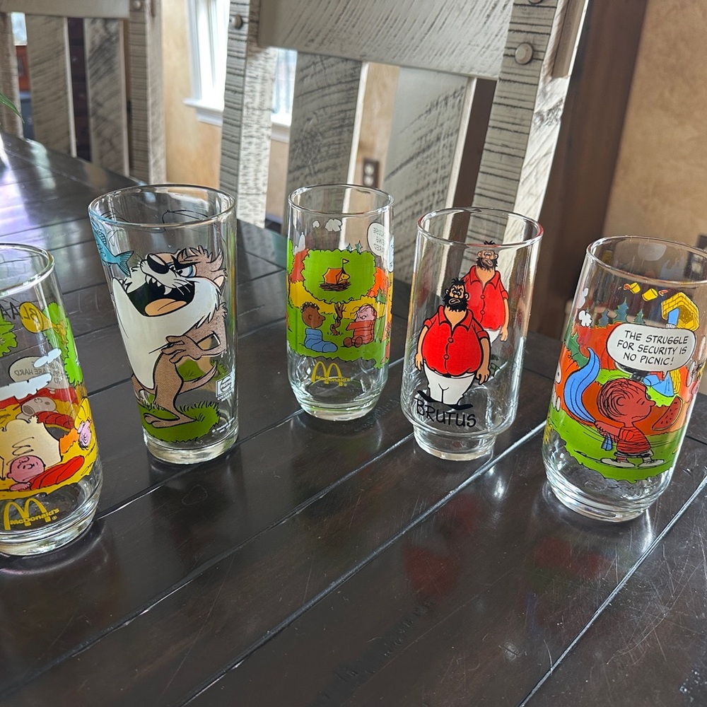 Colorful Cartoon Character Glass Set - Picture 4 of 11